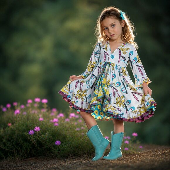 Jelly The Pug Other - Jelly The Pug faux wrap ruffle Layers Dress 5